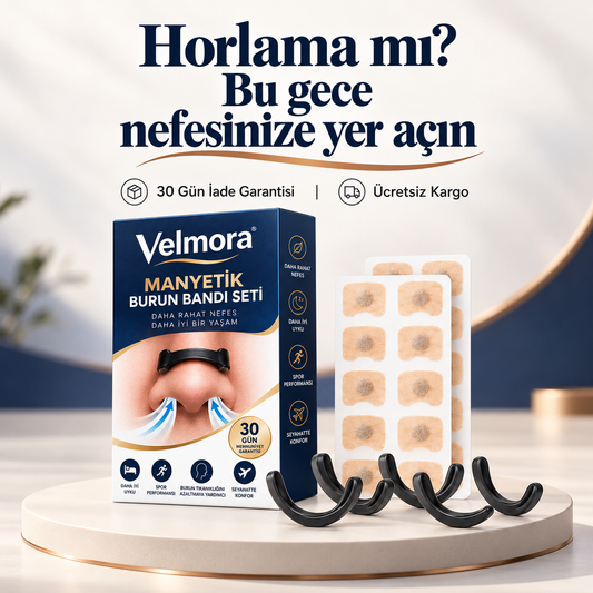 Velmora™ Manyetik Burun Bandı